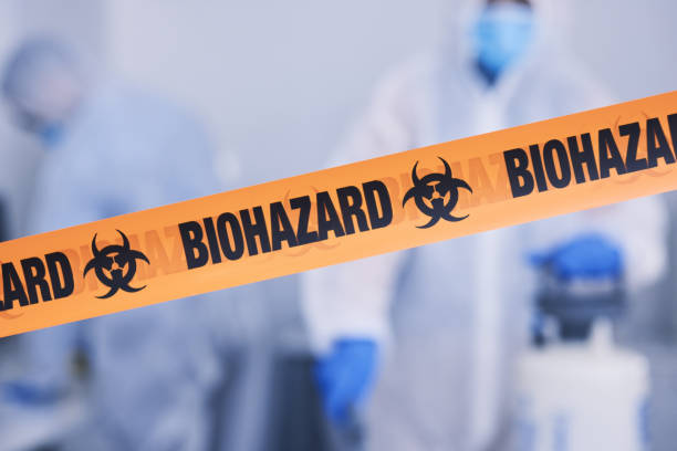 Professional Biohazard Cleanup technician working in Brownsville, TX
